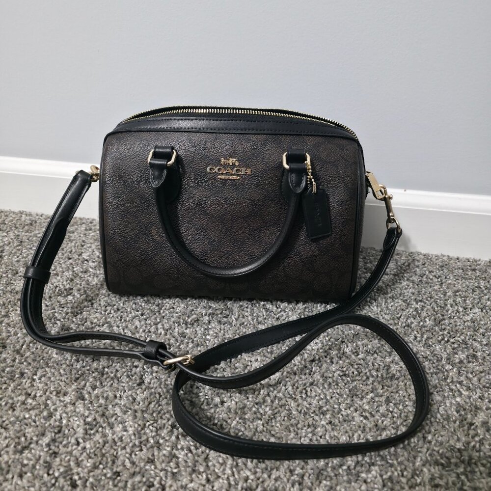 Rowan Satchel Bag In Signature Canvas - image 4